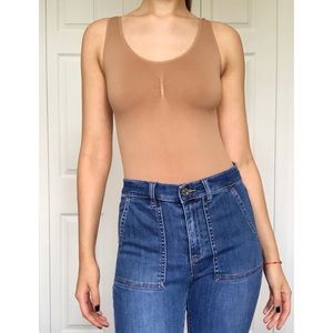 Simple nude bodysuit